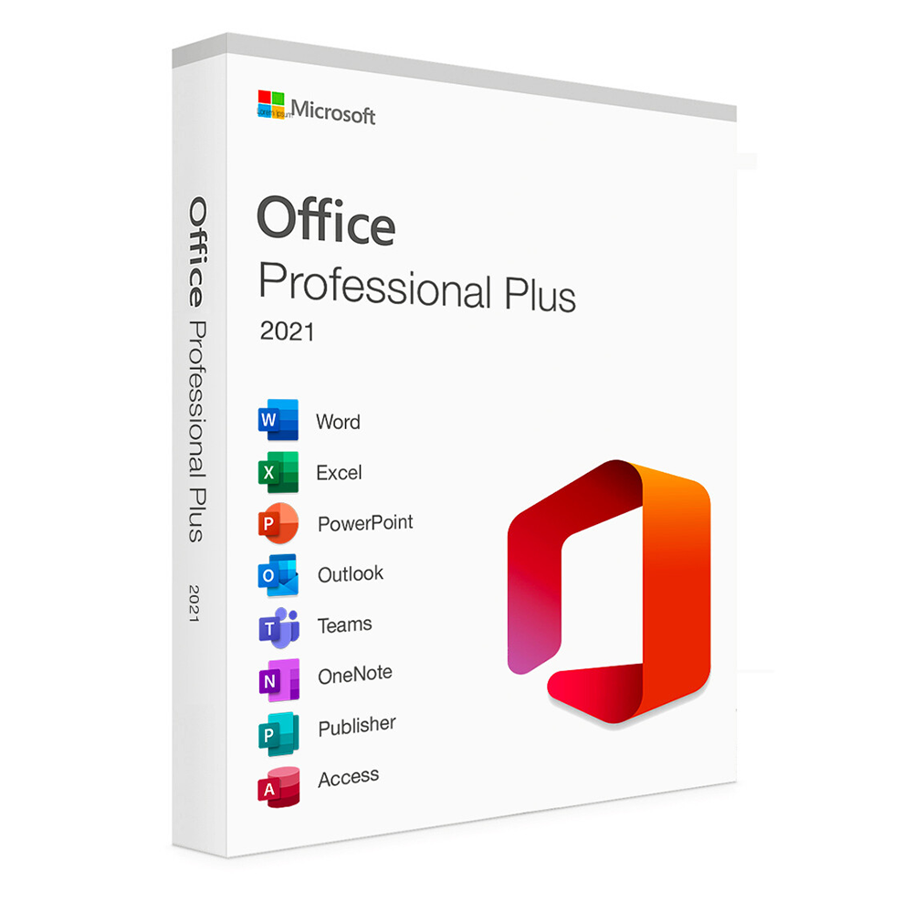 ‎Microsoft Office 2021 Pro Plus – Lifetime License Key – 1PC